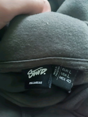 Pull&Bear Gray Oversized Large Hoodie