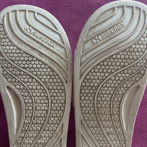 Superga white slides size 38 used