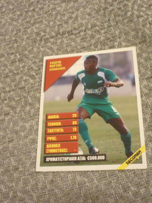 Rogerio Martins Levadiakos football card used 2013