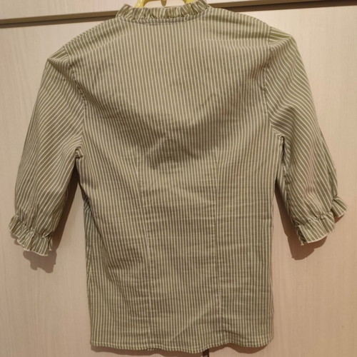 BSB shirt-blouse used, pistachio, 3/4 sleeves, size M