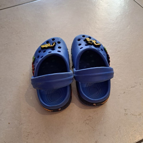 Children's Blue Beach Clogs size 24 like new