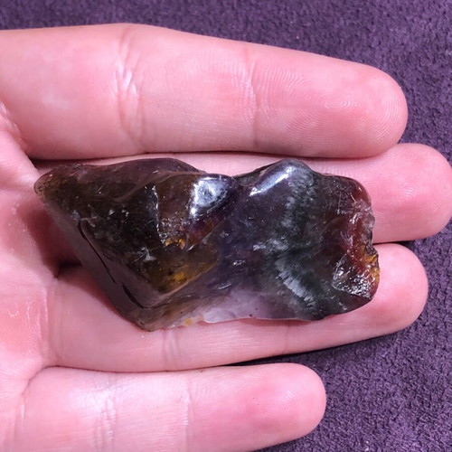 Auralite 23 natural authentic stone with colorful patterns