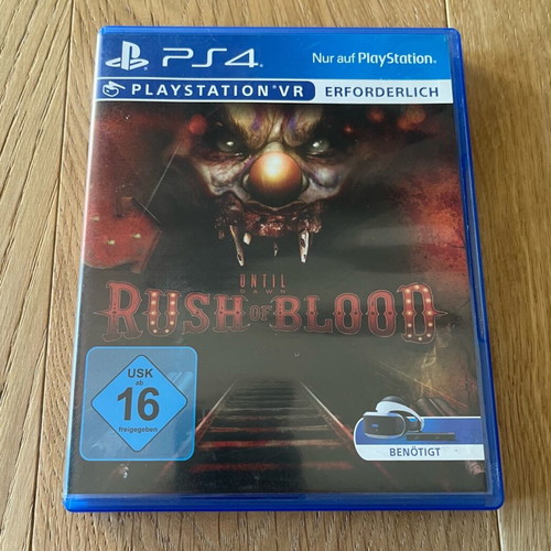 PS4 VR Until Dawn Rush of Blood used