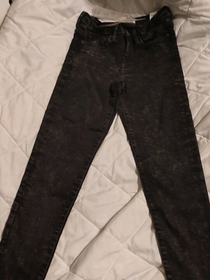 Zara jeans for girls size 128 cm new, black