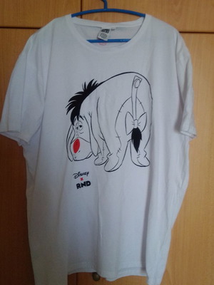 Μακω βαμβακερό αντρικό Disney 2XL μεταχειρισμένο, άσπρο