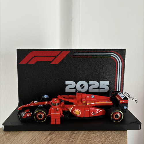 Βάση για LEGO Speed Champions με λογότυπο F1 made-to-order