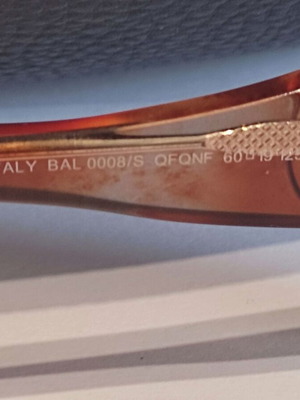 Balenciaga orange oversized acetate gradient tint sunglasses used with case