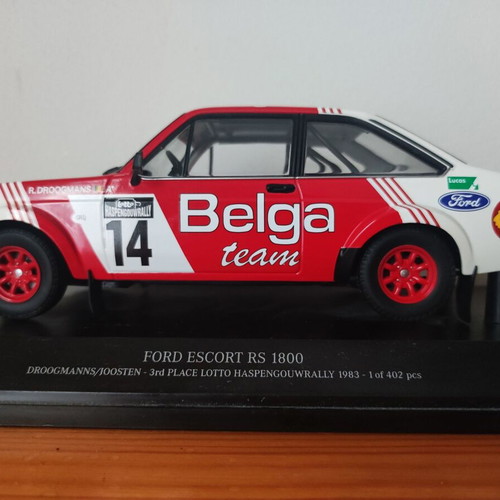 Minichamps Ford Escort RS 1800 rally car #14 1983 limited edition 1:18