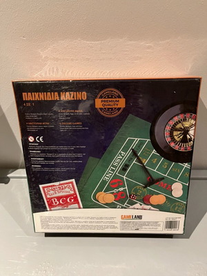 Casino games in unopened packaging