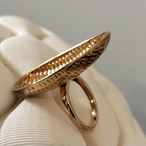 Jools Jewellery women's ring like new, gold plated silver 925