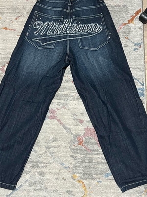 Bershka streetwear jeans like new, blue
