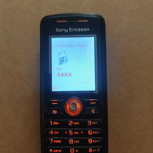 Sony Ericsson W200i vintage mobile phone used