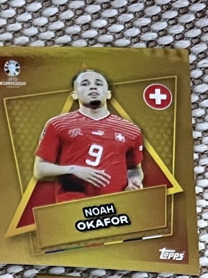 Χρυσό SP Okafor Euro 2024 αυτοκόλλητο καινούργιο
