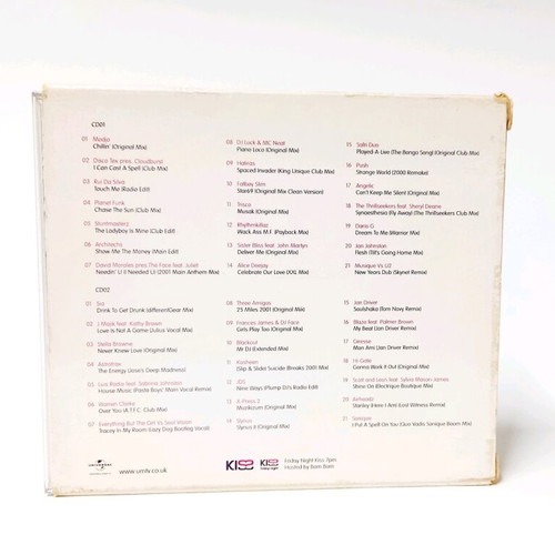 Kiss Clublife 2001 Miami Edition 2 CD set used, electronic dance