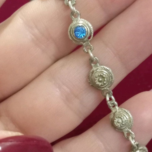 Silver handmade bracelet 925 with Ioannina style like new