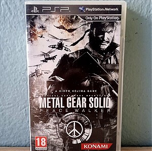 Metal Gear Solid: Peace Walker PAL PSP