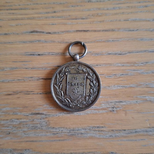 Collectible Italian Medal II GRADO used, silver