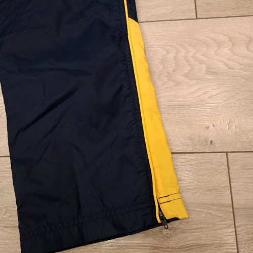 Vintage Nike track pants navy with yellow stripes like new