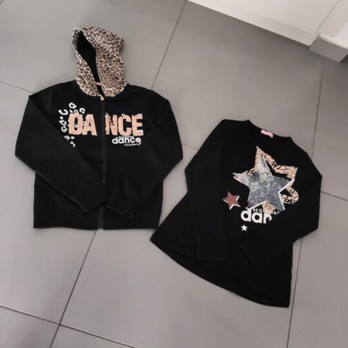 Hope Star girls' jacket and sweatshirt set, age 12, black