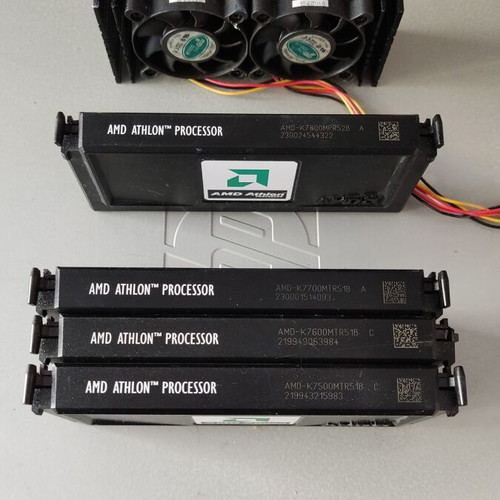 AMD Athlon 800MHz Slot A used with cooler