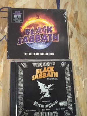 Black Sabbath double CD pack: The Ultimate Collection (sealed) & The End