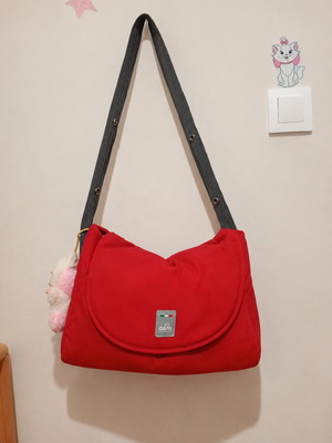 Cam diaper bag red spacious practical for mom