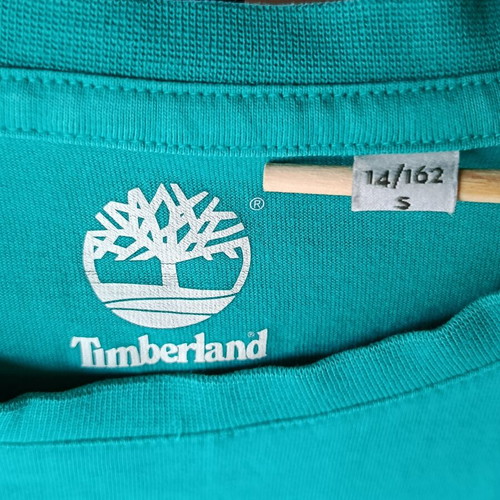 Timberland T-shirt Live For The Outdoors like new, size 14/162, teal