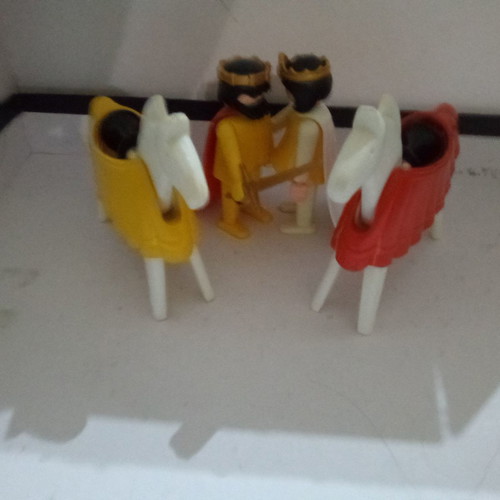 Playmobil Lyra king and queen with horses used