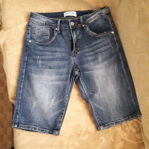 Jean denim shorts used, set of 2 pieces