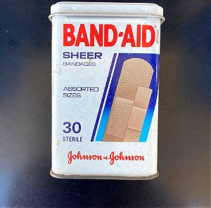 Μεταλλικο κουτι Band-aid του 1989