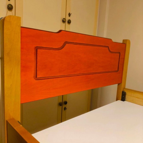 Wooden bunk bed used, double arrangement, sturdy solid wood