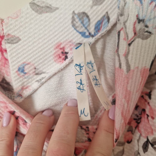 Blue Vanilla summer floral dress S/M like new, white and pink
