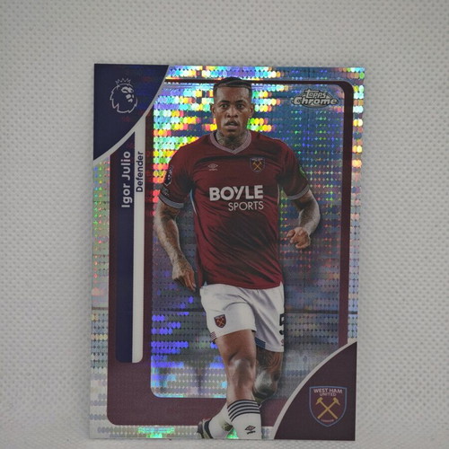Igor Julio 2026 Topps Chrome Premier League Prizm card like new
