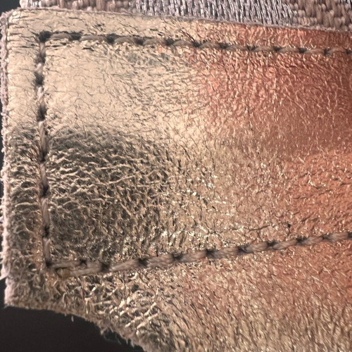 Woven bag strap with leather new