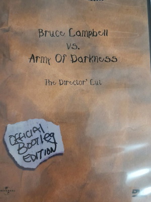 Bruce Campbell vs. Army of Darkness DVD used, Director's Cut