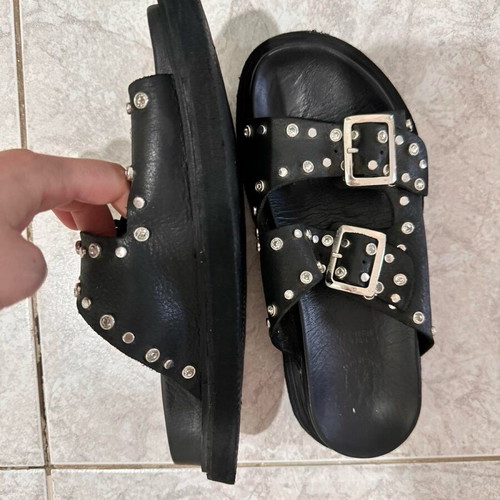 Exe women's black platform sandals size 38