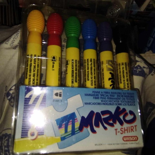 Vintage markers for t-shirt like new, in original box