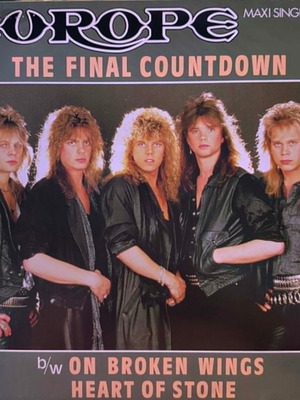 Europe The Final Countdown vinyl near mint, electronic