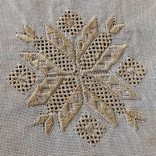 Package of four small handmade Karsanika embroideries like new