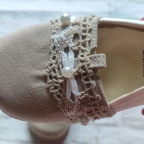 Anatomic baptism shoes for girl new size 22