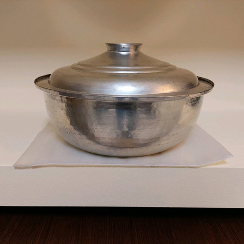 Copper pot used, collectible with engraved year 1956