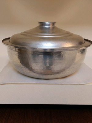 Copper pot used, collectible with engraved year 1956