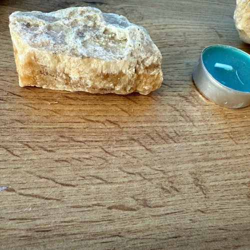 Yellow Calcite raw stone new