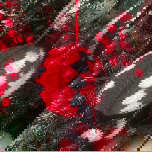 Χριστουγεννιάτικες πλεκτές μπάλες σετ 4 κατόπιν παραγγελίας