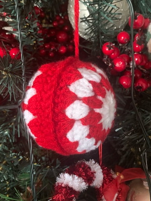 Χριστουγεννιάτικες πλεκτές μπάλες σετ 4 κατόπιν παραγγελίας