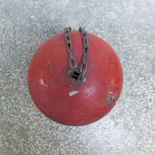 Ceiling fire extinguisher 12 kg used, dry powder
