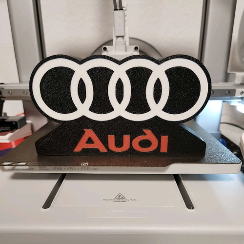 3D LED Lightbox Audi new decorative illuminated sign