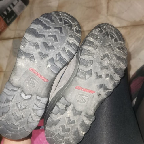Salomon Adventure 7 hiking boots like new, size 37.5, grey and blue