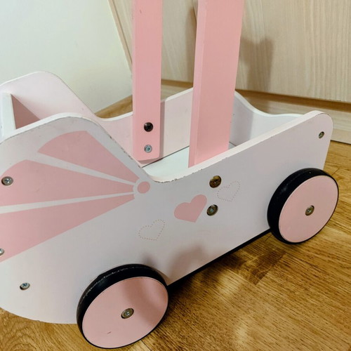 Playtive Wooden Doll Stroller vintage style, like new
