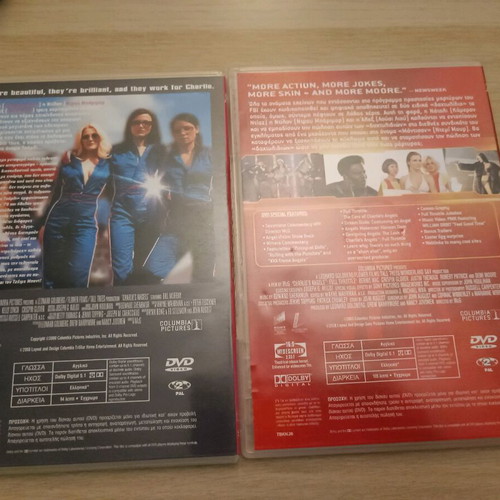 Charlie's Angels DVD used, pack of 2